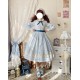 Miss Point Forest Picture Book 3.0 Lantern Sleeve Short and Long Sleeve OP(Reservation/3 Colours/Full Payment Without Shipping)